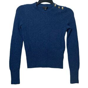 J.Crew Womens Sweater Size XS Crewneck Long Sleeves Acrylic Wool Blend AU196